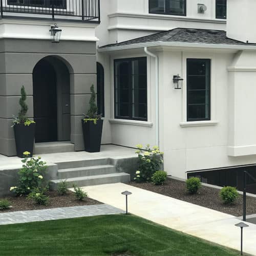 Walkway to entrance of a home